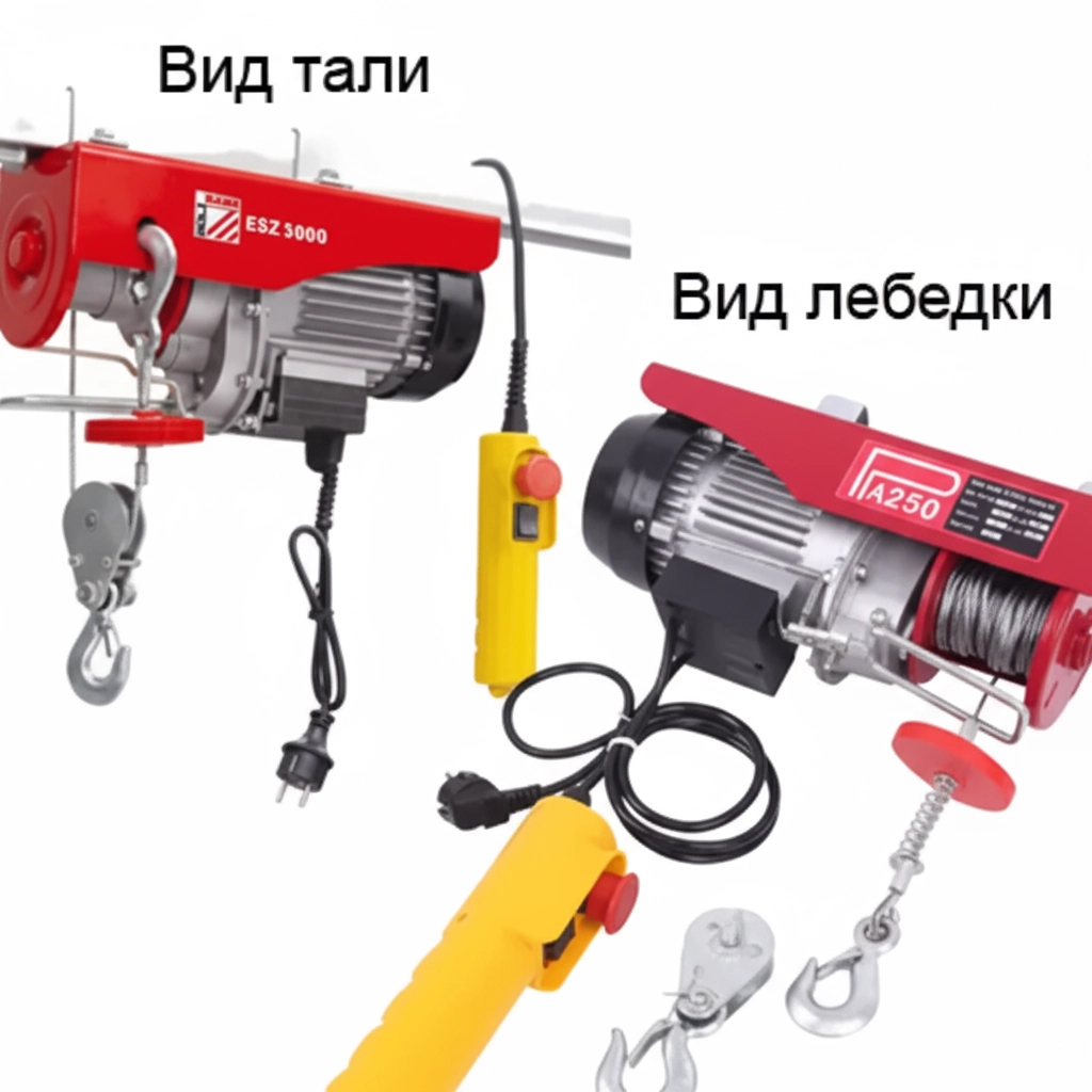 Электрическая таль РА 600/1200 кг 12/6 м